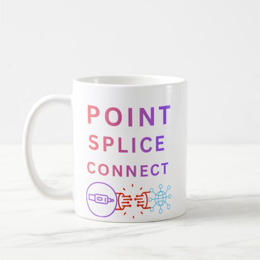 Punkt, Spleiß, Verbindung Kaffeetasse (Links)