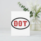 PUNKT Stadt Postkarte (Stehend Vorderseite)