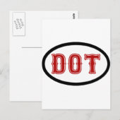 PUNKT Stadt Postkarte (Vorne/Hinten)