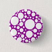 Punkt-Verrücktheit - Rückmaulbeere Button (Vorderseite)