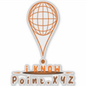 Punkt XZY Aufkleber (Vorderseite)