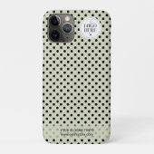 Punkt-zu-Punkt-Minimalistisches Hellgrünes Geschäf Case-Mate iPhone Hülle (Rückseite)
