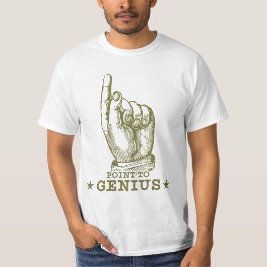 Punkt zum Genie T-Shirt (Vorderseite)