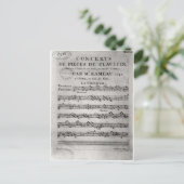 Punktbogen für "Concerts de Pieces de Postkarte (Stehend Vorderseite)