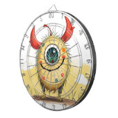 „Pünktchen das Einauge“ Dartscheibe (Vorderseite rechts)