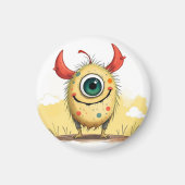 „Pünktchen das Einauge“ Magnet (Vorne)