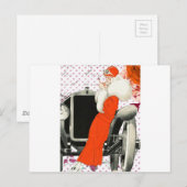 Pünktchen-Flapper Postkarte (Vorne/Hinten)