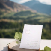 Pünktchen Grün speichern moderne minimalistische D Save The Date