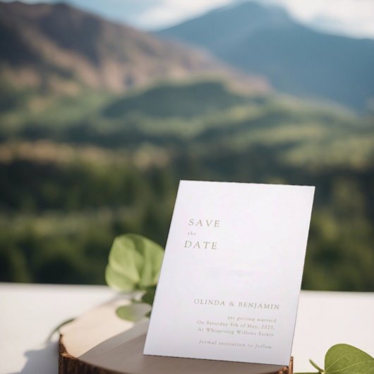 Pünktchen Grün speichern moderne minimalistische D Save The Date