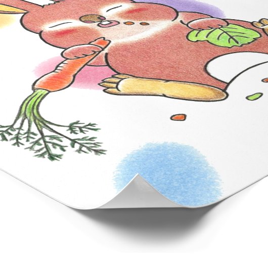 Pünktchen-Kinderzimmer-Poster Poster (Ecke)