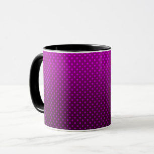Pünktchen-Verlauf lila schwarze Farben dunkler Auf Tasse