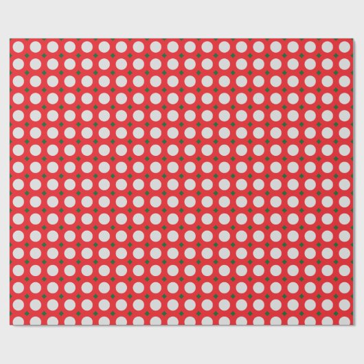 Pünktchen-Weihnachtsverpackungspapier Geschenkpapier (Flach)