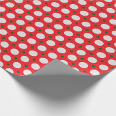 Pünktchen-Weihnachtsverpackungspapier Geschenkpapier (Ecke)