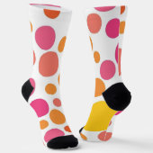 Pünktchenmuster Socken (Gewinkelt)