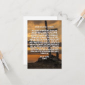 Pünktchenpauschale Grußkarte Karte (Vorderseite/Rückseite Beispiel)