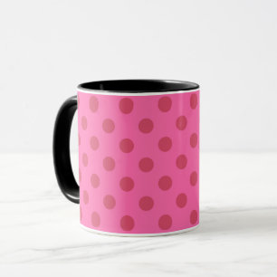 Pünktchenrosa Tasse