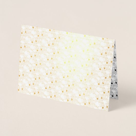 Punktdesign Vier Folienkarte (Vorderseite)