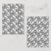 Punktdesign Vier Mitteilungskarte (Vorne/Hinten)