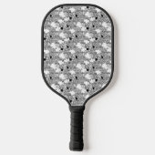 Punktdesign Vier Pickleball Schläger (Rückseite)