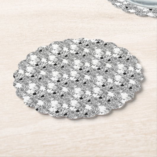 Punktdesign Vier Untersetzer (angewinkelt)