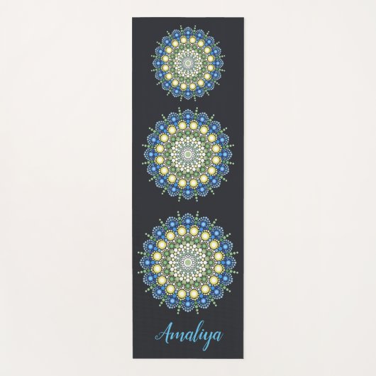 Punkte Art Design 23 Yogamatte (Vorderseite)