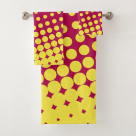 Punkte Badhandtuch Set