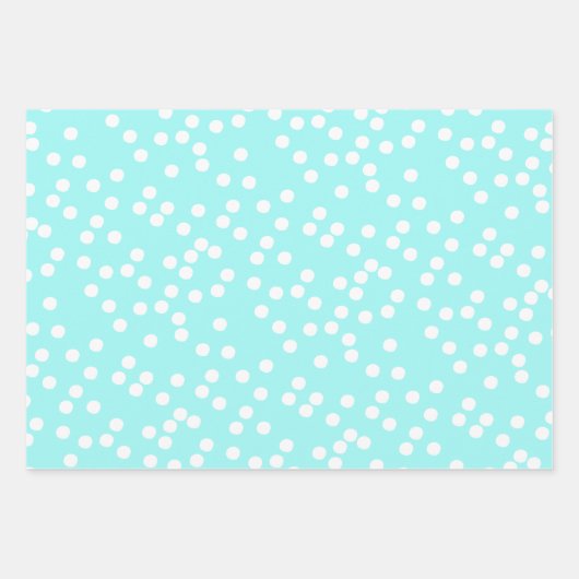 Punkte & Candy Canes: Trendy 'Candy Christmas' Geschenkpapier Set (Vorderseite 3)