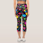 Punkte Capri Leggings (Rückseite)