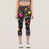Punkte Capri Leggings (Vorderseite)