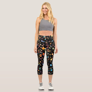 Punkte Capri Leggings