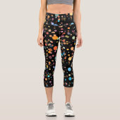 Punkte Capri Leggings (Vorderseite)