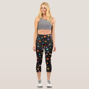 Punkte Capri Leggings