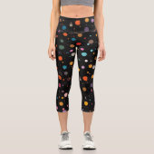 Punkte Capri Leggings (Vorderseite)