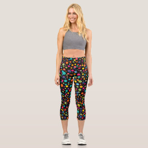 Punkte Capri Leggings
