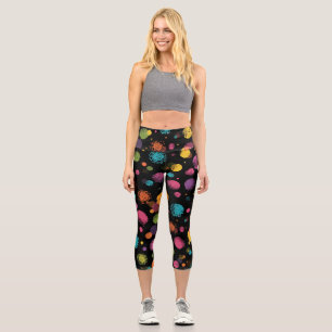 Punkte Capri Leggings