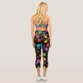 Punkte Capri Leggings (Rückseite)