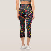 Punkte Capri Leggings (Rückseite)