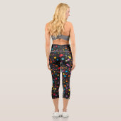 Punkte Capri Leggings (Rückseite)