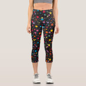 Punkte Capri Leggings (Vorderseite)