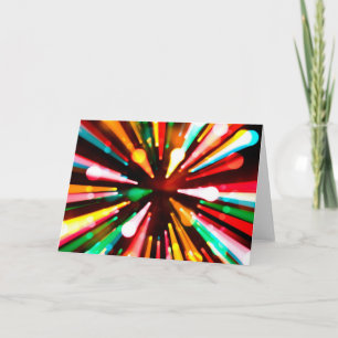 Punkte der Lichter Feiertagskarte