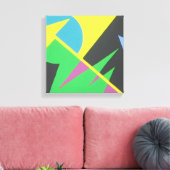 Punkte des Gleichgewichts Leinwanddruck (Insitu (Wohnzimmer))