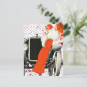 Punkte-Flapper Postkarte (Stehend Vorderseite)