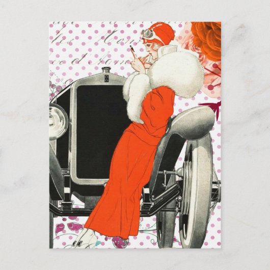 Punkte-Flapper Postkarte (Vorderseite)