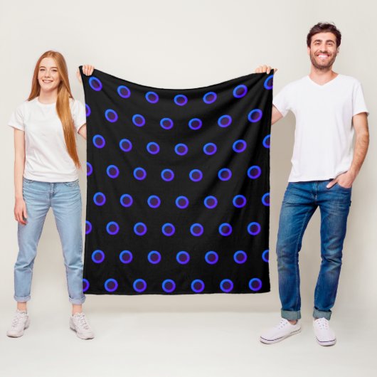 Punkte Fleece-Decke Fleecedecke (Beispiel)