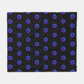 Punkte Fleece-Decke Fleecedecke (Vorderseite (Horizontal))