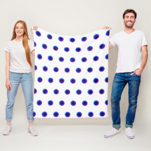 Punkte Fleece-Decke Fleecedecke