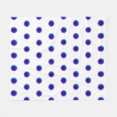 Punkte Fleece-Decke Fleecedecke (Vorderseite (Horizontal))