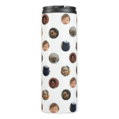 Punkte-Foto-Collage Thermosbecher (Rückseite)
