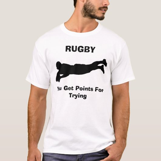 Punkte für das Versuchen T-Shirt (Vorderseite)