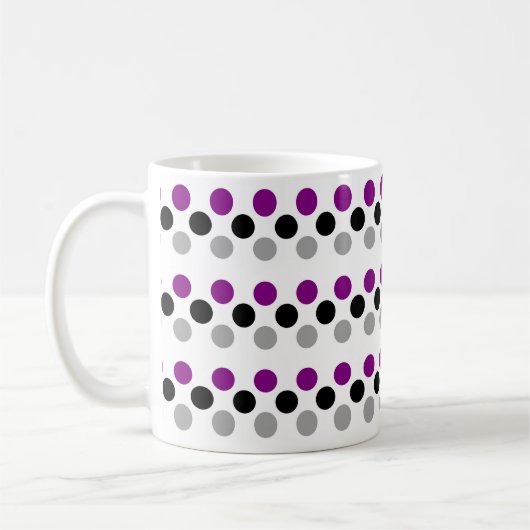 Punkte für die Flag-Farbe des asexuellen Stars Kaffeetasse (Links)